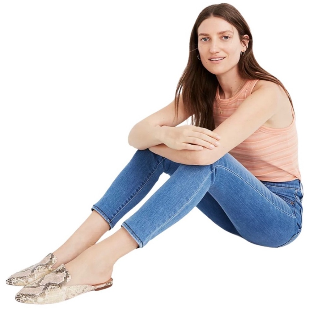 MADEWELL‎ Women’s ROADTRIPPER CROP Jeans Viscose Blend Stretch Blue Size 28